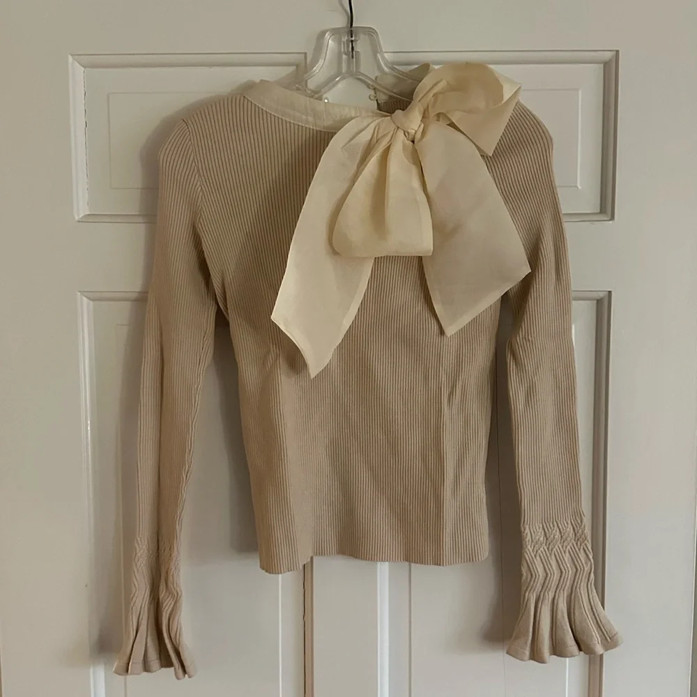 Chicwish Fancy With Bowknot Knit Sweater